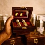 Premium Wooden Attar Gift Box – Luxury Kannauj Attar Bottles